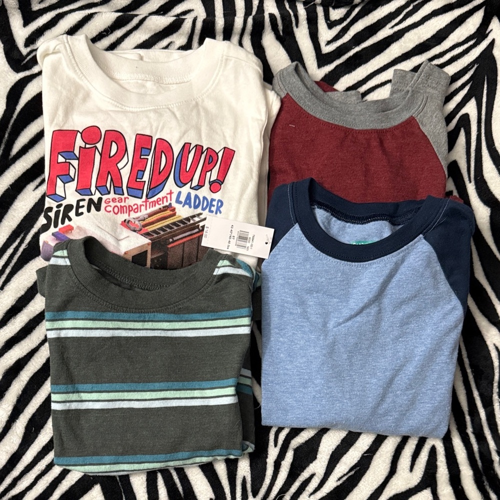 Boys 5T long sleeved shirt bundle